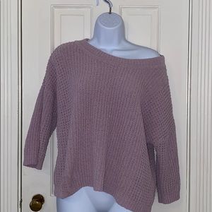 MARLED lavender cropped sweater